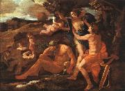 Nicolas Poussin Apollo and Daphne oil painting reproduction